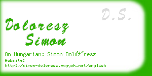 doloresz simon business card